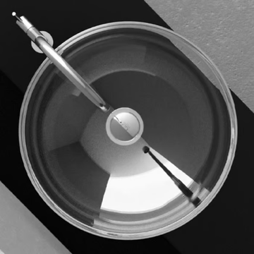 SOFFIO - Countertop round glass washbasin by Glass Design - view 3